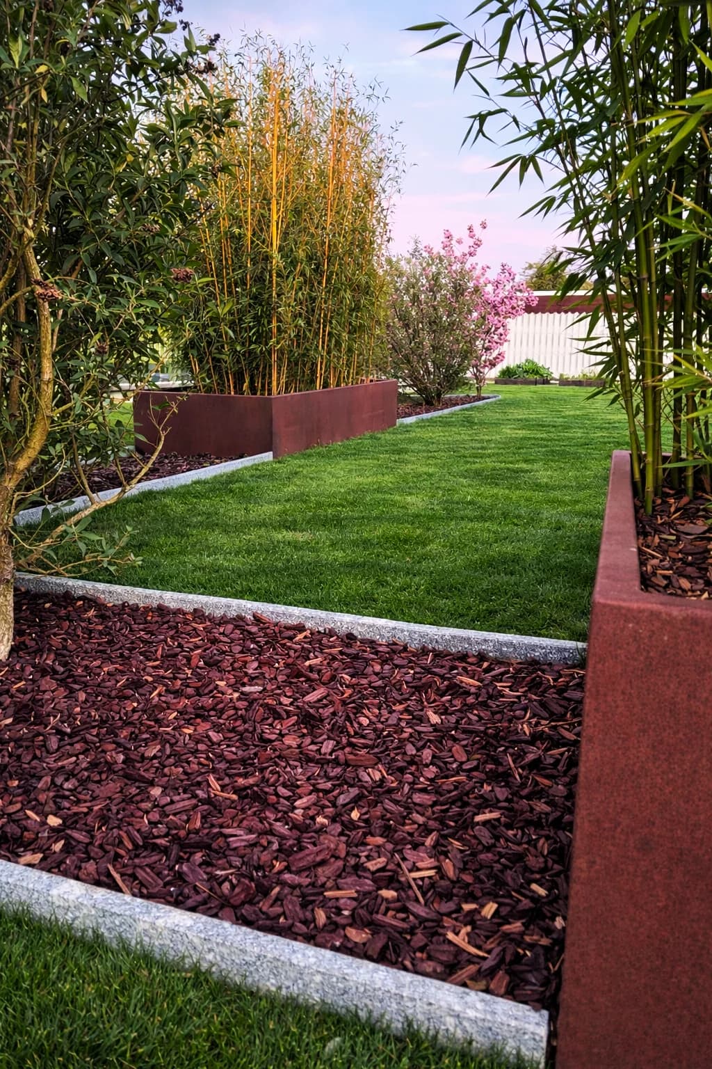 Bac acier corten 3 mm