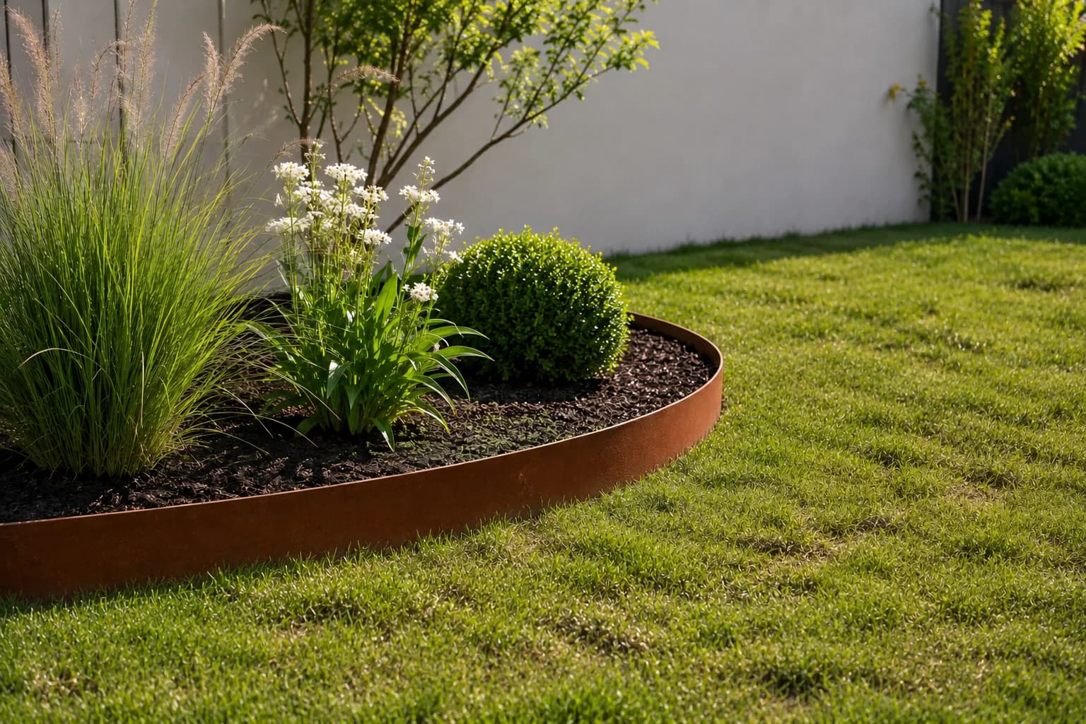 Bordure acier corten — autre vue