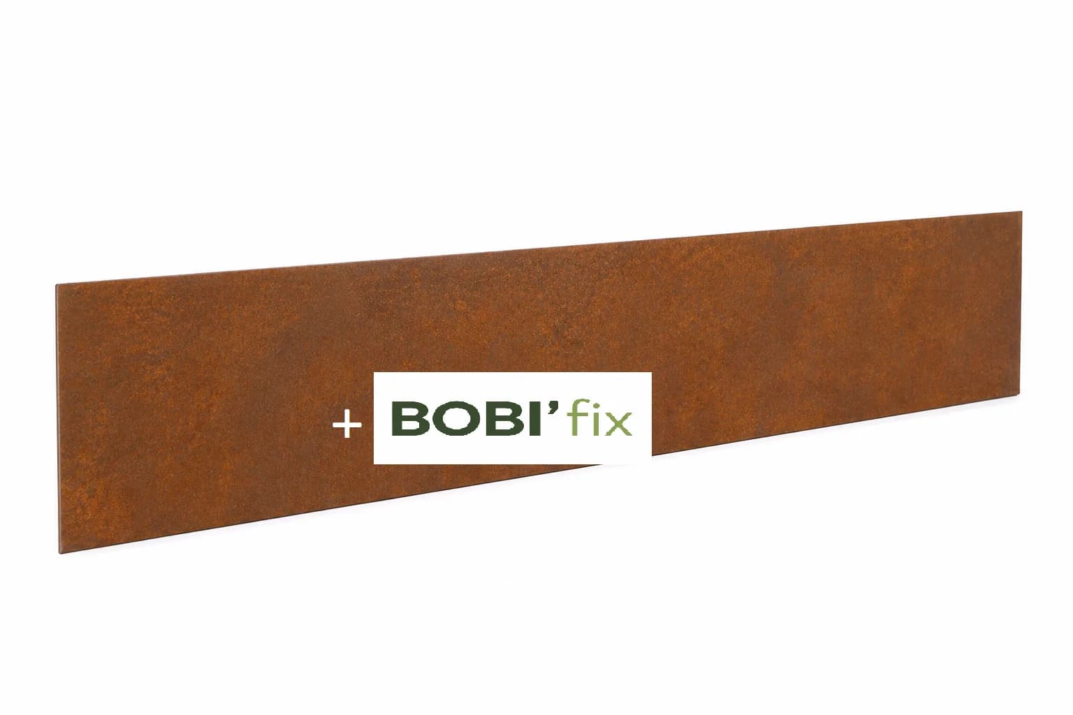 Bordure acier corten + BOBI'fix