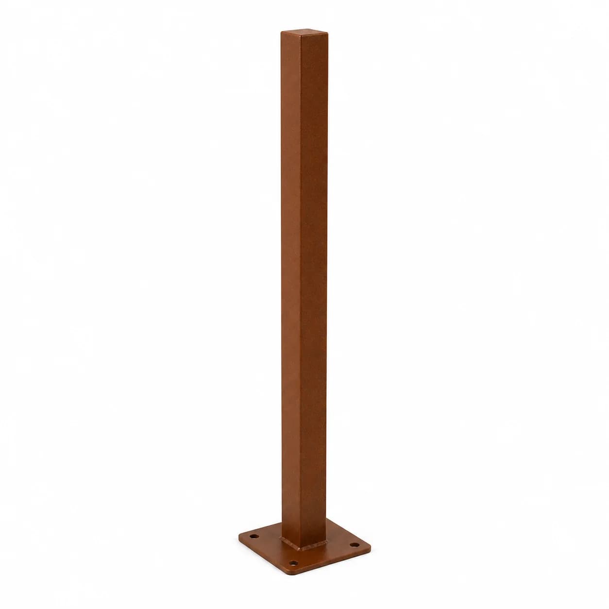 Poteau brise vue 40×40 sur platine 12×12