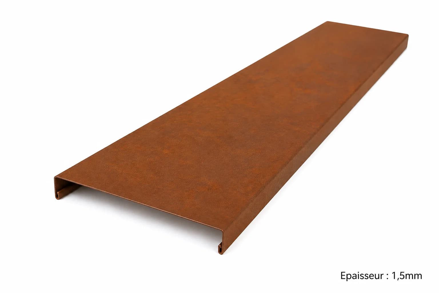 Couvertine acier corten