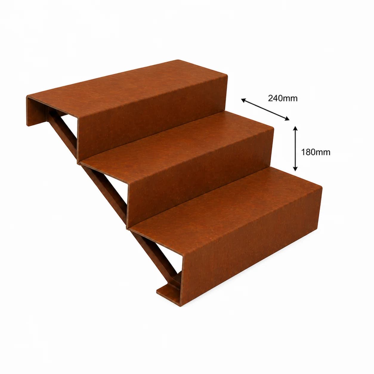 Escalier monobloc 3 marches