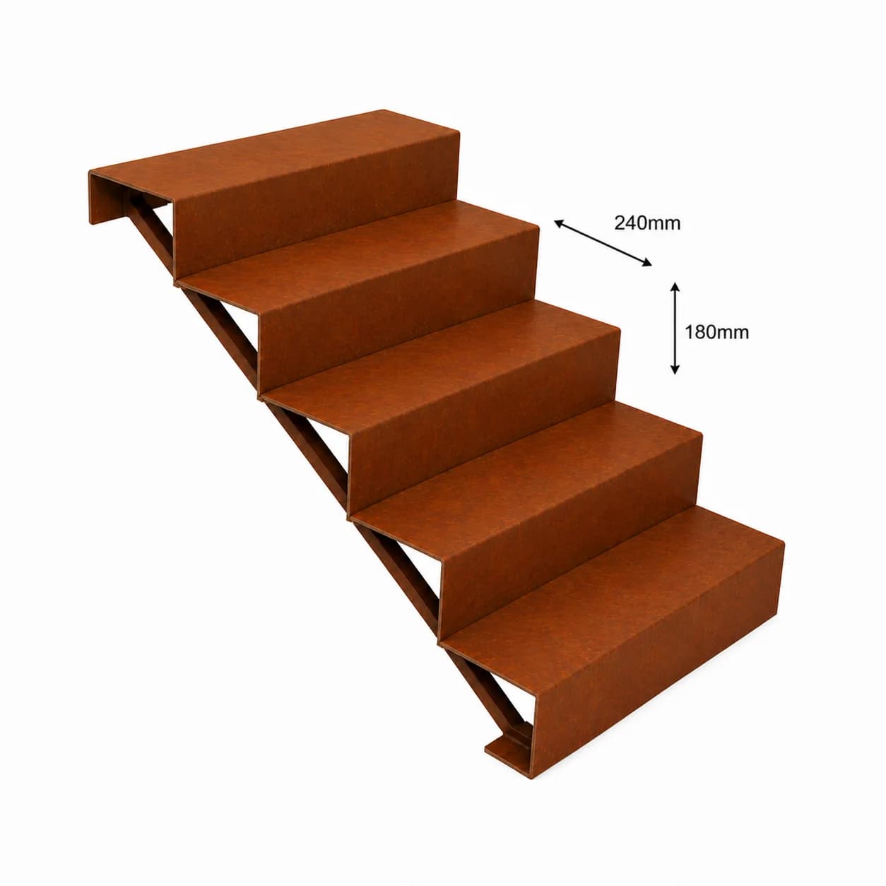 Escalier monobloc 3 marches — miniature 3