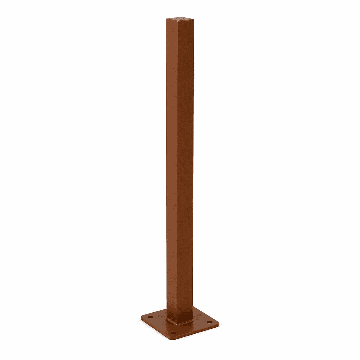 Poteau brise vue 40×40 sur platine 12×12